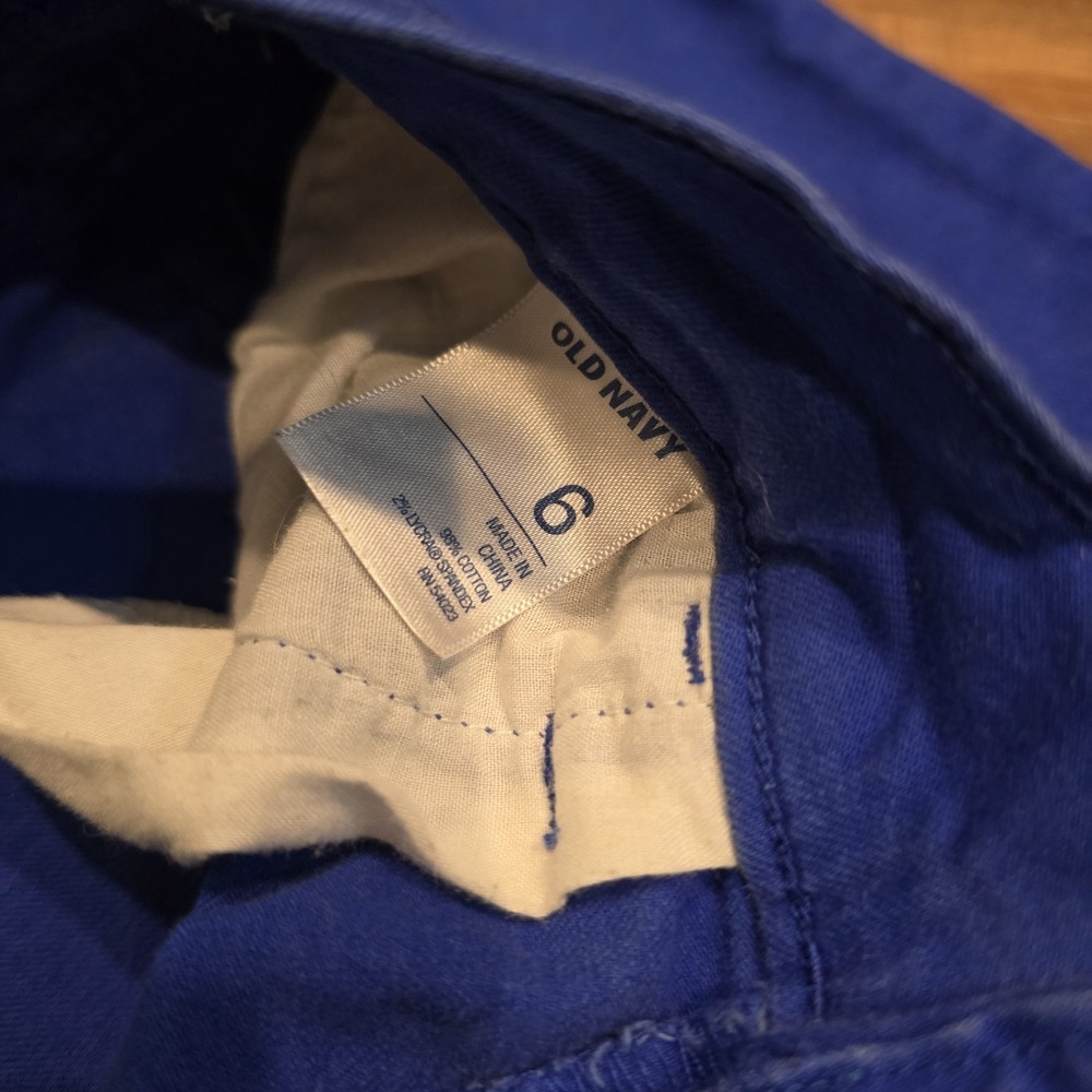 Old Navy Rockstar Skinny Jeans Womens 6 Cobalt Blue Mid Rise Stretch Pants - Picture 4 of 4
